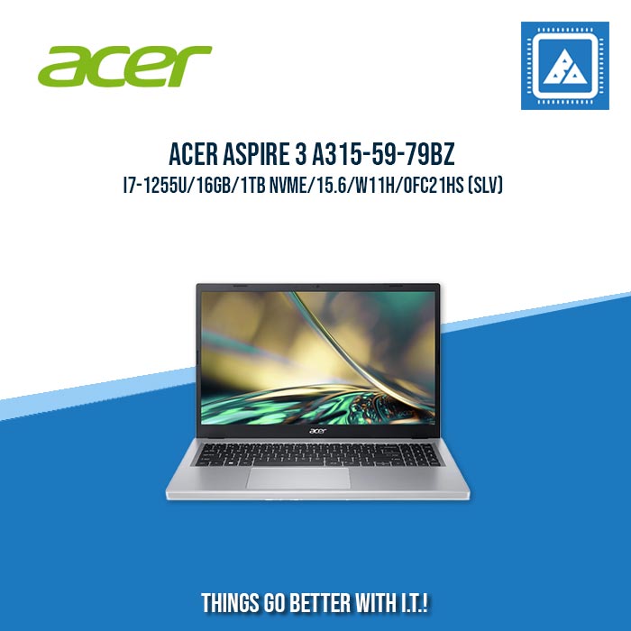 ACER ASPIRE 3 A315-59-79BZ I7-1255U/16GB/1TB NVME | BEST FOR STUDENTS AND FREELANCERS LAPTOP ACER ASPIRE 3 A315-59-79BZ I7-1255U/16GB/1TB NVME | BEST FOR STUDENTS AND FREELANCERS LAPTOP